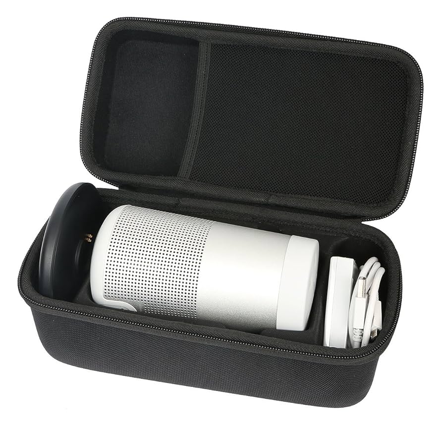 【カバー付美品】BOSE SoundLink Revolve+ Bose Soundlink Revolve Portable Bluetooth Speaker Silver